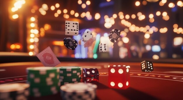 Live dealer blackjack table with croupier and players